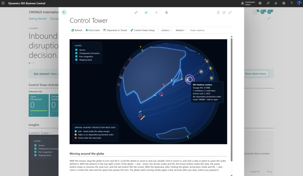 ARVO - Supply Chain Control Tower